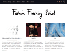 Tablet Screenshot of fashionfinishingschool.com
